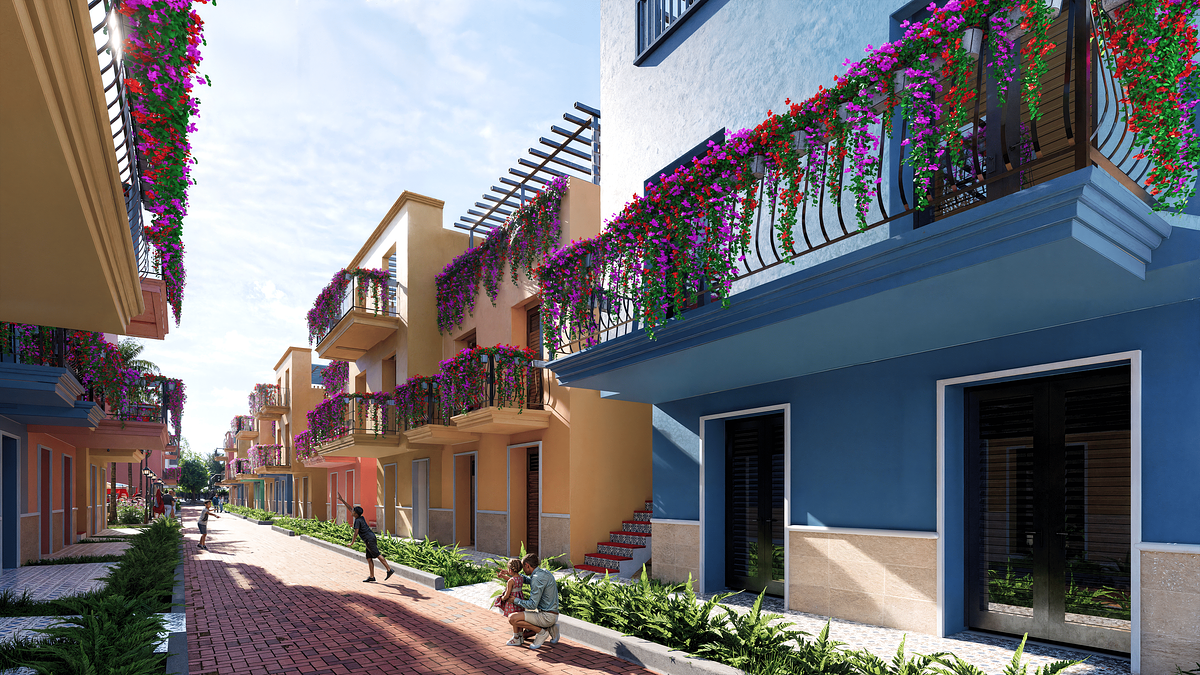 VENTA  APARTAMENTO EN PUNTA CANA HERMOSO PUEBLITO CARIBEÑO