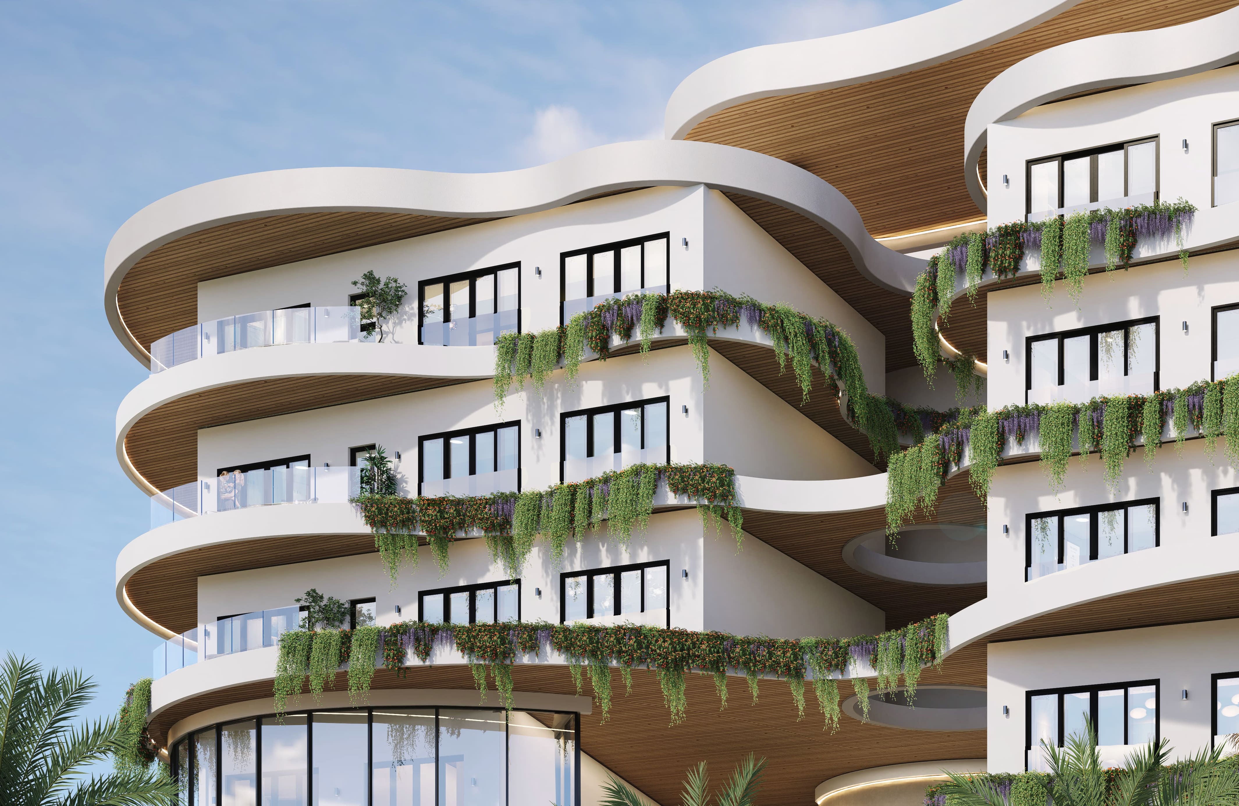 APARTMENT FOR SALE 1 BEDROOM MODERN DESIGN FACING LAKE CAP CANA photo 1