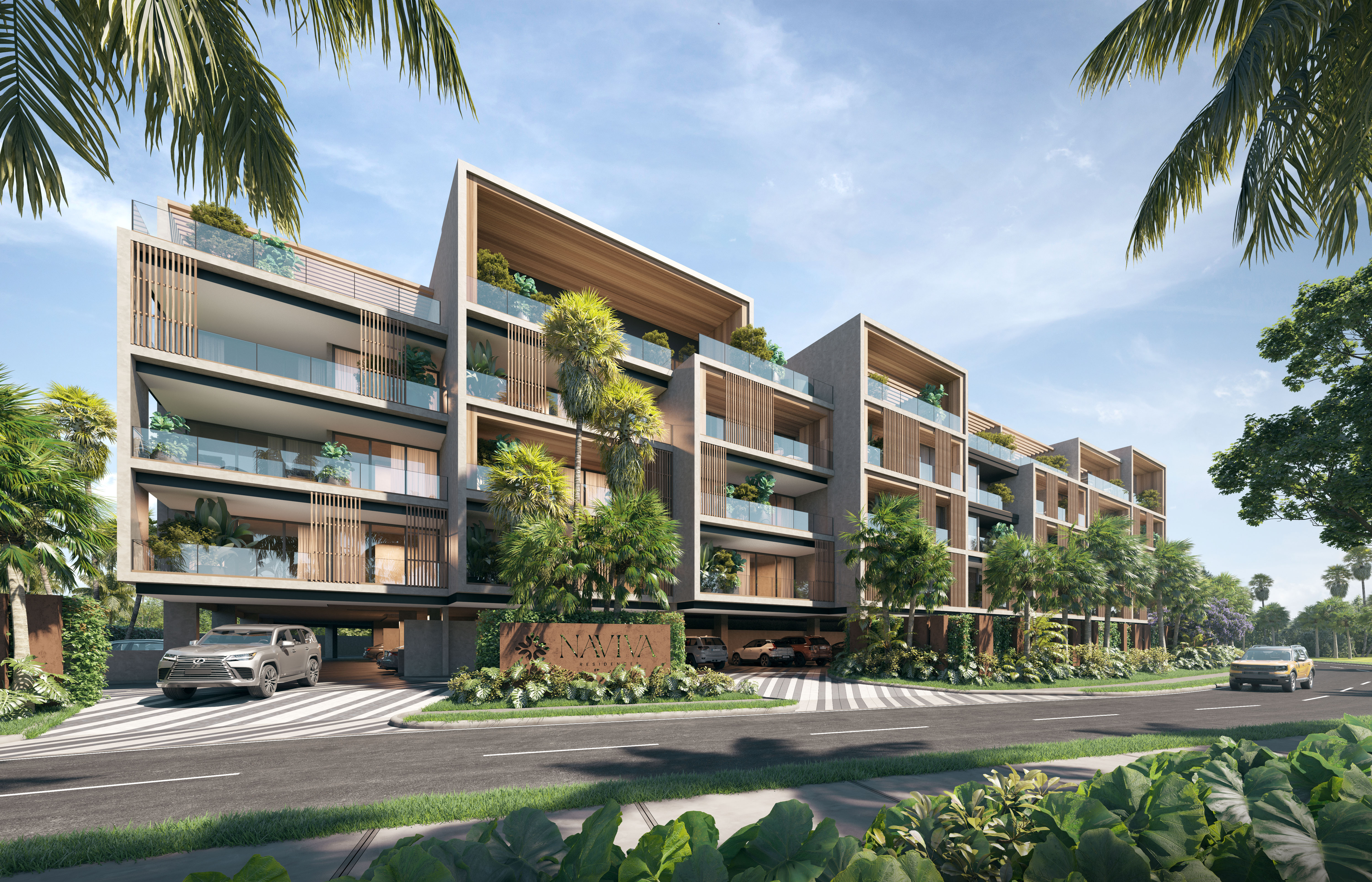 Appartement 2 chambres à vendre avec accès direct à la piscine et toit-terrasse à débordement à Punta Cana